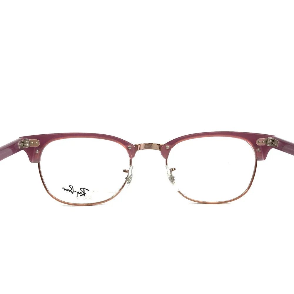 Ray-Ban Eyeglasses Frames RB5154 5886 Brown Purple Rose Gold Square 51-21-145